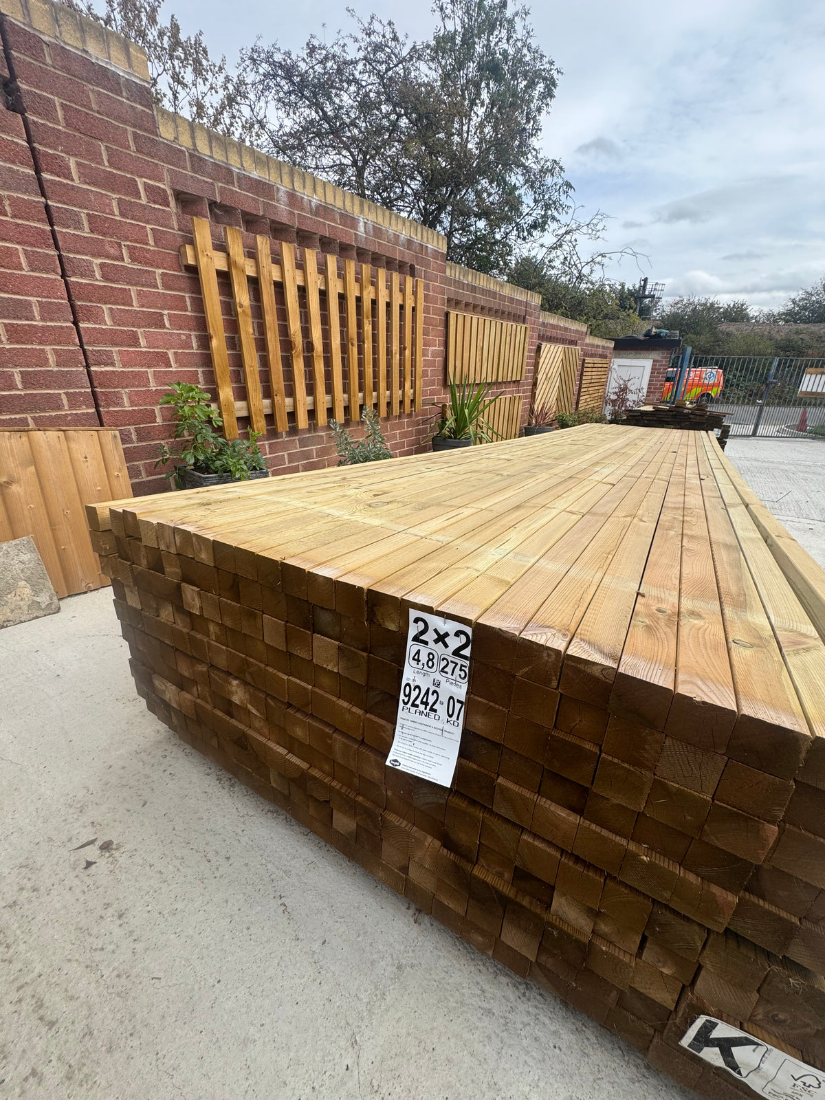 2 x 2 Green Treated Timber – 4.8m