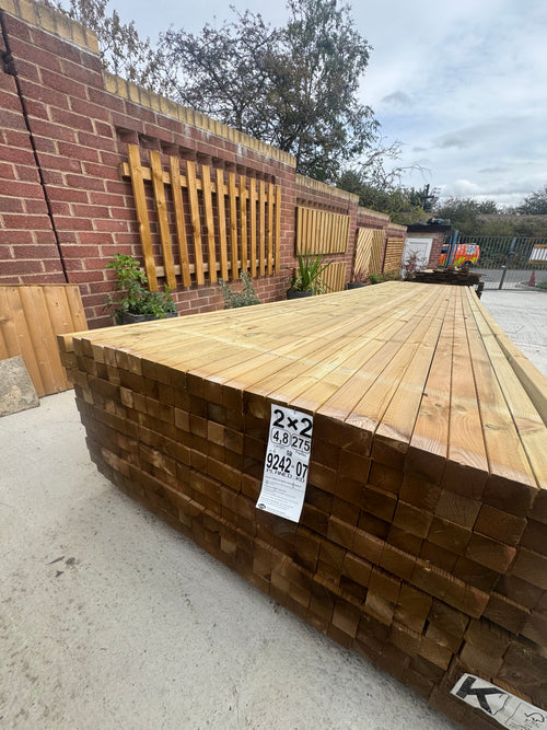 2 x 2 Green Treated Timber – 4.8m