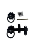 Black Gate Ring Latch – 150mm