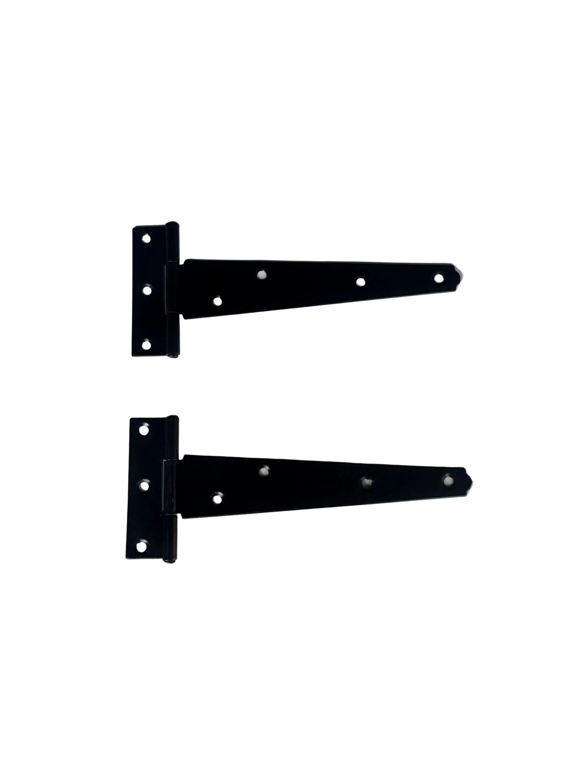 Black Tee Hinges – Light & Medium Duty (Pair)