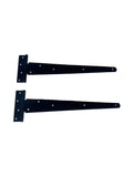 Black Tee Hinges – Light & Medium Duty (Pair)