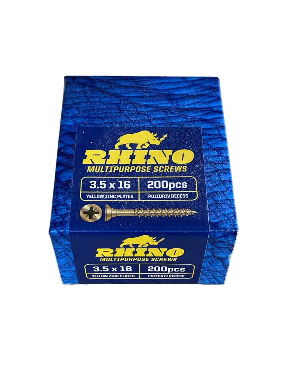 Rhino Multi-Purpose Screws – 3.5 x 16mm (Pack of 200)