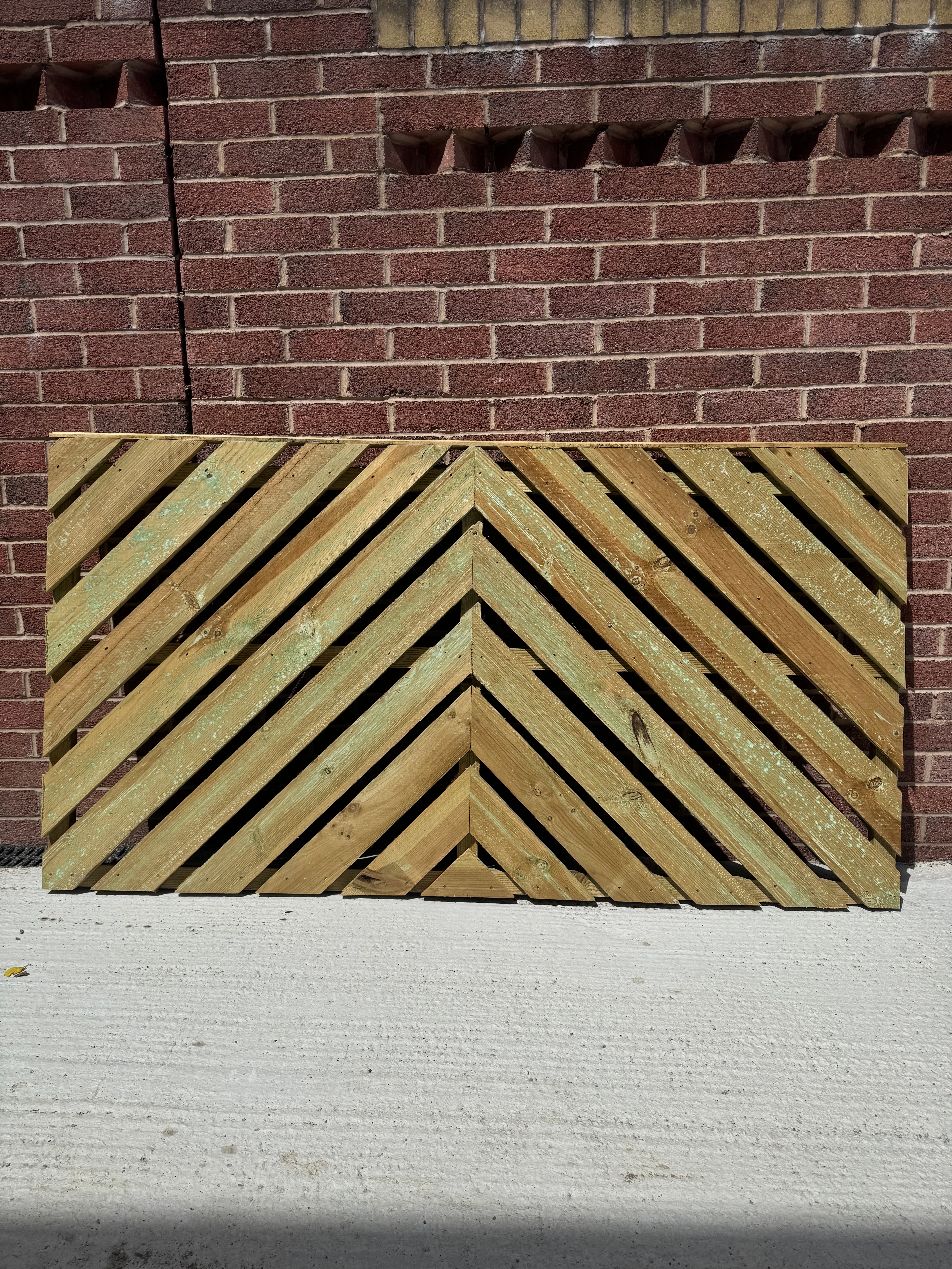 Herringbone Fence Panel