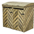 Herringbone bin store
