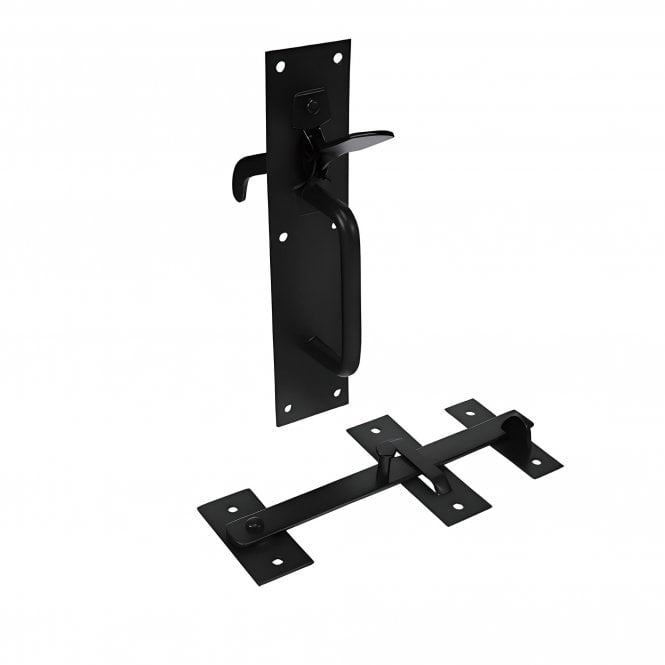 Black Suffolk Latch – 185mm